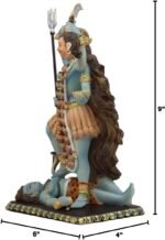 Atlantic Collectibles Mahavidya Devi Kali Holding Severed Head of The Ego Figuri... - Image 5