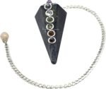 Amazing Gemstone Iolite Crystal Pendulum for Divination - Dowsing Pendulum Neckl... - Image 3
