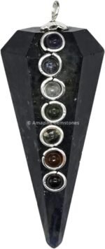 Amazing Gemstone Iolite Crystal Pendulum for Divination - Dowsing Pendulum Neckl... - Image 6