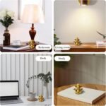 Hindu Gold Lord Ganesha Statues,1PC Mini Indian Elephant God Statue Resin Sculpt... - Image 7