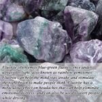 Top Plaza Bulk Fluorite Healing Crystals Rough Stones - Large 1" Natural Raw Sto... - Image 3