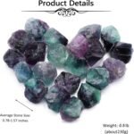 Top Plaza Bulk Fluorite Healing Crystals Rough Stones - Large 1" Natural Raw Sto... - Image 4