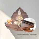 Wall-Mounted Personal Shrine Altar Table, Altar Table, with Pull-Out Storage Boa... - Image 6