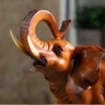 Pacific Giftware Feng Shui Wood Finish Lucky Elephant Figurine for Protection Fo... - Image 6