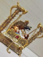 LAXMI Craft Lord Krishna Jhula Singhasan Indian Traditional Handicraft Antique L... - Image 5