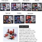 Natural 11pcs Healing Crystals Set Crystal Point Magic Wand Chakra Crystal Tumbl... - Image 6
