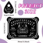 WEBEEDY 2 Pcs Talking Board Wooden Butterfly Spirit Board with Planchette, Pendu... - Image 3