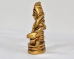 Brass Kuber Statue, God of Wealth Figurine, Diwali Gift, Worship Decor, 2.75 inc... - Image 5
