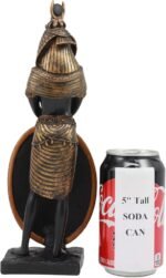 Ebros Egyptian Theme Isis Holding Shield Goddess of Magic and Nature Black and G... - Image 4