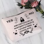 JYTAPP Makeup Bag Board Planchette Canvas Cosmetic Bag Spirit Board Art Zipper P... - Image 3