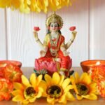 Indian Goddess Lakshmi Statue Figurine - 5.3”H Lakshmi Idols Statue Murti Laxmi ... - Image 4