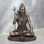 Veronese Design Lord Shiva in Meditation Pose Hindu God Cold Cast Resin Antique ... - Image 3