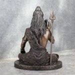 Veronese Design Lord Shiva in Meditation Pose Hindu God Cold Cast Resin Antique ... - Image 4