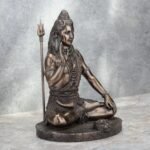 Veronese Design Lord Shiva in Meditation Pose Hindu God Cold Cast Resin Antique ... - Image 5