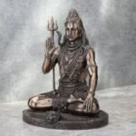 Veronese Design Lord Shiva in Meditation Pose Hindu God Cold Cast Resin Antique ... - Image 6