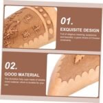 1pair Wooden Divination Cups Taoist Answer Cosplay Supplies for Rituals -Shape P... - Image 7