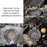 Large Wood Spirit Board with Planchette Mystical Dowsing Message Telling Tool fo... - Image 4