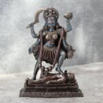 Veronese Design 7 3/4 Inch Kali Hindu Goddess Standing On Lord Shiva Cold Cast R... - Image 3