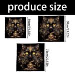 Luxurious Velvets Tarots Cloth Soft Divination Mats Mystical Symbols Enhances Sp... - Image 4