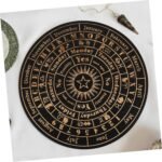 STOBAZA Elegant Tarot Board Wooden Pendulum Divination Supplies for Spiritual De... - Image 4