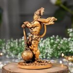 Big Bahubali Hanuman Statue for Home Decor Marble & Resin Lord Hanuman Idol Bajr... - Image 6