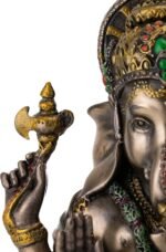 Top Collection Veronese Ganesh (Ganesha) Hindu Elephant God of Success Real Bron... - Image 6