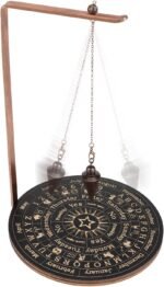 penduIum Display Stand - Wiccan Crystal Holder, Divination Rack | Copper Board T... - Image 9
