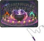 Mystical Pendulums Rubber Mat Spiritual Exploration Pad Divination Board for Spi... - Image 7