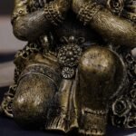 Hindu God Lord Flying-Hanuman Statue - Hanuman Mythological Figurine for Home Te... - Image 5