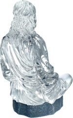 Jesus Statue for Home Decor 8" Crystal - Meditation Decor with LED Lights - Scul... - Image 6