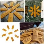 ERINGOGO 9pcs Chinese Divination Tool Bagua Cards Pendulum Board for Spiritual P... - Image 6