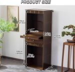 Open Altar Cabinet with Large Storage, Meditation Table Altar, Shrine Altar for ... - Image 3