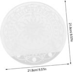 Acrylic Pendulum Board for Divination Multi-Functional Ritual Tray with Alphabet... - Image 3