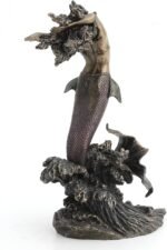 Veronese Design 10 5/8 Inch Yemaya Goddess of The Seas Cold Cast Resin Bronze Fi... - Image 4