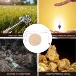 99.9% Copper Dowsing Rods Spiritual Divining Pendulum Board Mat Kit for Ghost Di... - Image 4