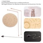 99.9% Copper Dowsing Rods Spiritual Divining Pendulum Board Mat Kit for Ghost Di... - Image 5