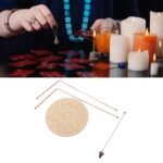 99.9% Copper Dowsing Rods Spiritual Divining Pendulum Board Mat Kit for Ghost Di... - Image 8