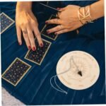 Hemoton 1Set Dowsing Pendulum Divination Board Pentagram Altar Board with Dowsin... - Image 5