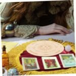 Hemoton 1Set Dowsing Pendulum Divination Board Pentagram Altar Board with Dowsin... - Image 8