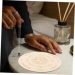 Hemoton 1Set Dowsing Pendulum Divination Board Pentagram Altar Board with Dowsin... - Image 10