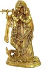 eSplanade Brass Radha Krishna Murti Idol Statue Sculpture - 12 inches | Pooja Id... - Image 5