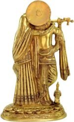 eSplanade Brass Radha Krishna Murti Idol Statue Sculpture - 12 inches | Pooja Id... - Image 6