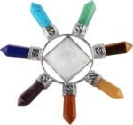 Rockcloud Pyramid & 7 Chakra Points Energy Generator,Reiki Healing Crystal Stone... - Image 3