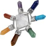 Rockcloud Pyramid & 7 Chakra Points Energy Generator,Reiki Healing Crystal Stone... - Image 4
