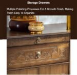 Personal Shrine Altar Table with Storage Drawers, Meditation Cabinet with Pull-O... - Image 5