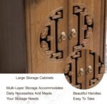 Personal Shrine Altar Table with Storage Drawers, Meditation Cabinet with Pull-O... - Image 6