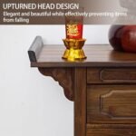 Bamboo Shrine Altar Table with Pull Out Board, Meditation Table with Storage, Pr... - Image 6