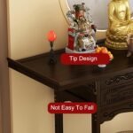 Altar Table with Drawer, Personal Altar Cabinet, Meditation Table with Pull-Out ... - Image 5