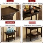 Altar Table with Drawer, Personal Altar Cabinet, Meditation Table with Pull-Out ... - Image 6