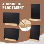 SELEAD Small Chalkboard Words Sign - 3 Pack 6x8 Inch Tabletop Decorative Chalk B... - Image 3